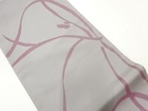 草葉模様織出し袋帯